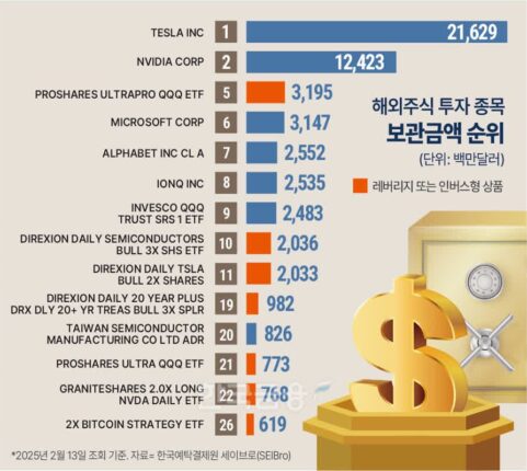 테슬라 2배·반도체 3배…해외 레버리지ETF 과속 주의보 [서학개미 쇼핑리스트]