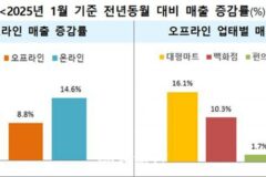 1월 주요 유통업체 매출 11.7% 증가…이른 설 명절 영향