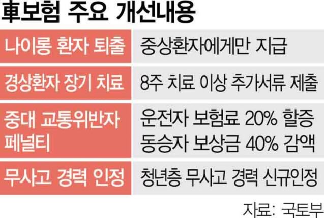 사고 경미한데 202회 병원행…내년부터 ‘나이롱환자’ 합의금 없애