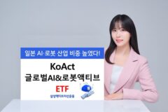 삼성액티브운용 “KoAct 글로벌AI&로봇액티브 ETF 미국 낮추고 일본 높여”