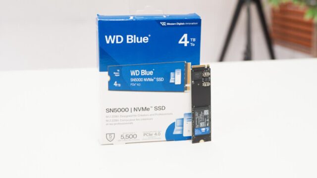 [리뷰] WD Blue SN5000 4TB: 속도 빠르고 용량 큰 SSD, 어떤 전문 작업도 OK