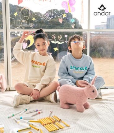 아이들을 위한 최상의 편안함, 안다르 키즈 론칭…패밀리 애슬레저로 도약