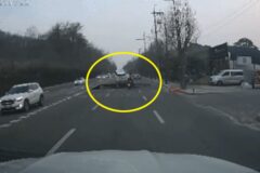 서울 한복판에서 대형 싱크홀 발생… 30대 남성 추락 영상 보니