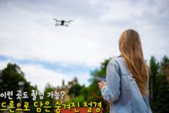 드론 촬영을 통해 예쁜 풍경 사진 찍어보기(+봄 풍경이 아름다운 국내 여행지 추천)