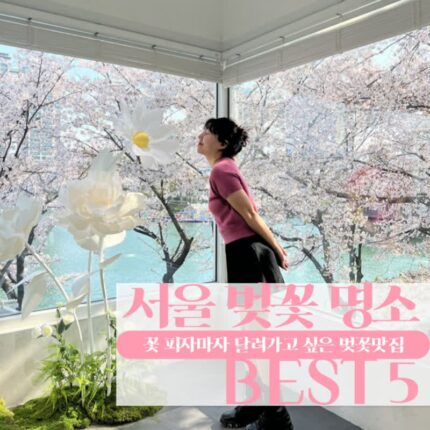 벚꽃여행명소 서울 핫플레이스 나들이 갈만한5곳