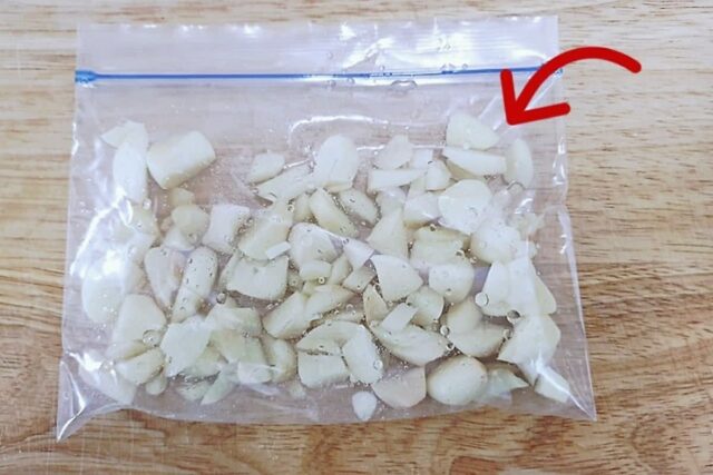 통마늘을 지퍼백에 넣었더니 생긴일! 놀라운 효과에 깜짝 놀랐습니다~