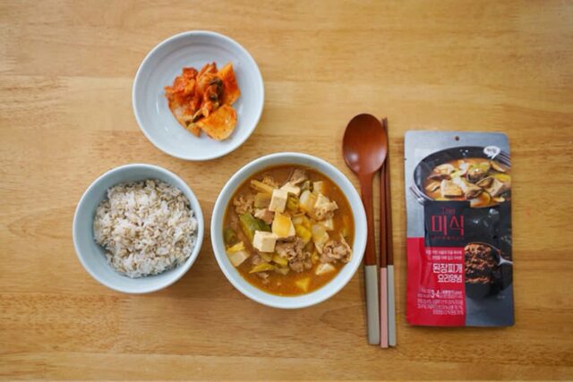 우삼겹 된장찌개 레시피 더미식요리양념 만능양념장