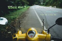 125cc 오토바이로 떠나는 서울 근교 드라이브 BEST 4(+서울 밤 드라이브)