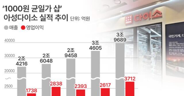 ‘연매출 4兆’ 다이소 날자, 관계사도 웃었다… 두 자릿수 순익 성장률
