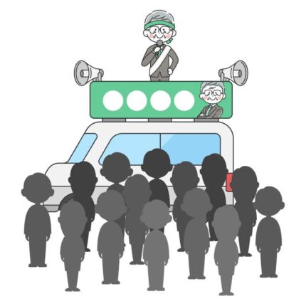 화물칸 탑승·소음·불법주정차… 유세 차량은 왜 단속되지 않을까?