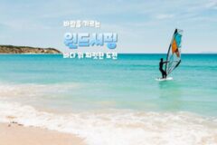 윈드 서핑, 바람 위를 가르는 여름의 쾌감을 즐길 수 있는 장소 추천
