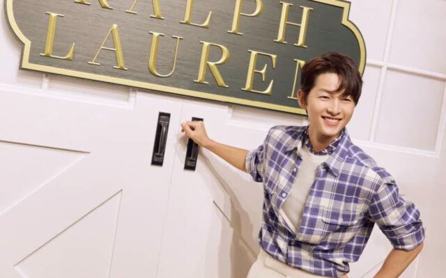 송중기, 정수정이 함께한 랄프 로렌의 영화 같은 봄날