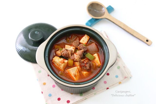 돼지고기 된장찌개 레시피 집밥 고기반찬 목살 된장찌개 저녁메뉴추천