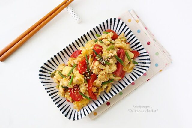 토마토 계란볶음 다이어트 레시피 식사대용 토달볶 레시피 아침메뉴추천