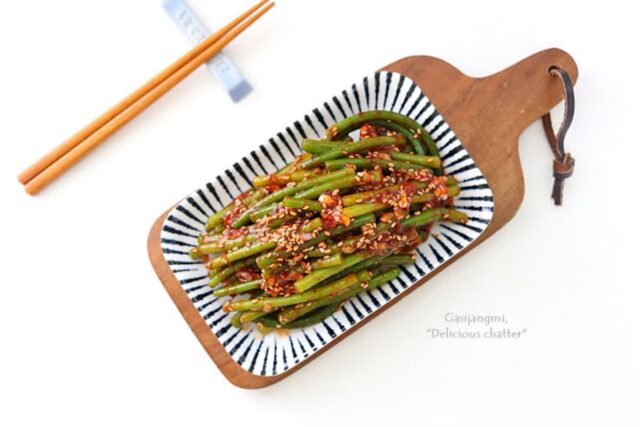 마늘종무침 만드는 법 마늘쫑고추장무침 레시피 제철 집반찬