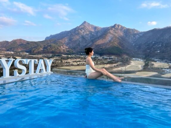 전라도 풀빌라 정읍숙소 가볼만한곳 엘리스테이 온수인피니티풀