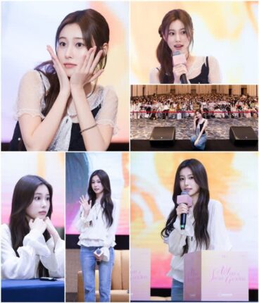 강혜원, 상하이·광저우 사로잡은 ‘직진 팬사랑’