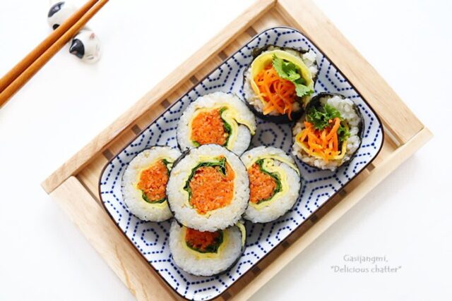 당근라페김밥 만드는 법 상큼 건강집밥 나들이 도시락 당근라페 레시피