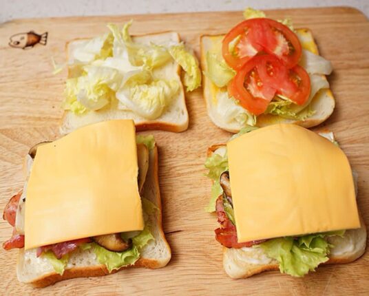 간단한 점심 메뉴 blt 샌드위치 만들기