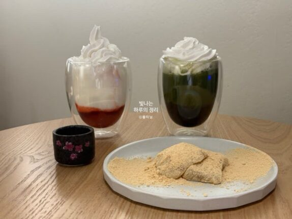 압구정카페 가마쿠라 도산점 입안에서 녹는 와라비모찌 맛집