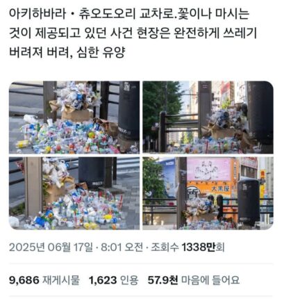 일본도 요즘 심하다는거