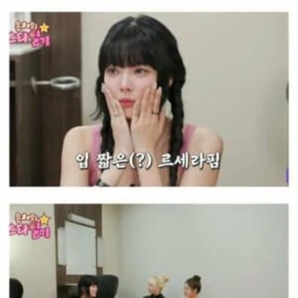 에스파와 르세라핌 멤버들의 식사량 차이
