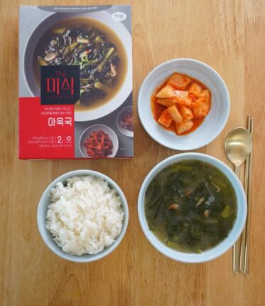 아욱된장국 끓이는법 개운한 더미식 아욱국