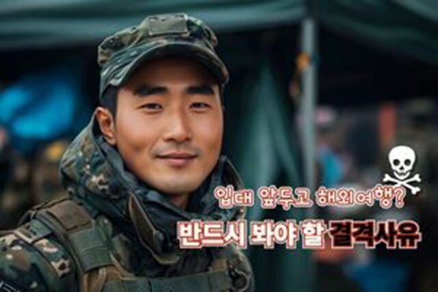 “모르고 갔다 빨간줄?” 한국 남자라면 ‘반드시’ 알아야 할 입대 전 해외여행 결격 사유 4