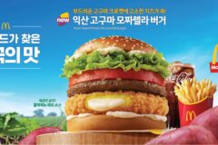 맥도날드서 ‘고치돈’ 맛이?⋯익숙하면서 새로운 ‘익산 고구마 모짜렐라 버거’ [맛보니]