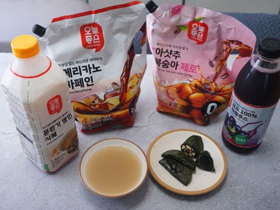 오늘좋은 홈카페 아샷추 복숭아 제로 및 식혜 등 음료 후기