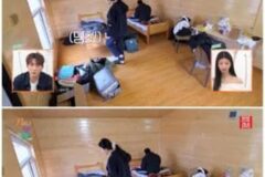 실내에서 바닥에 물 뿌리면서 씻는 24영식