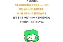 벌써 올라온 롯데리아 신메뉴 청양바삭통새우버거 후기