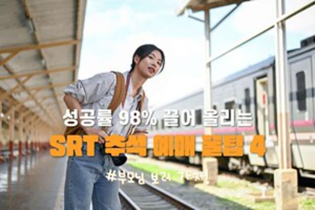 SRT 추석 예매, 성공률 98% 끌어 올리는 ‘획기적’ 방법 5