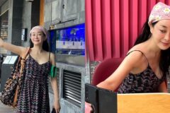 ‘MBC 기상캐스터’ 출신 50대 여배우…우아한 썸머 스타일