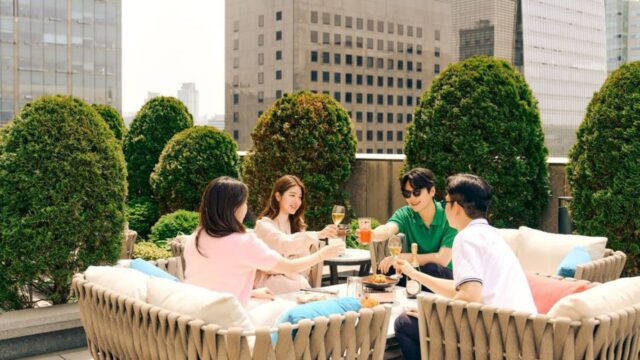 포시즌스 서울, 15층 숨은 야외 공간 테라스에서 칵테일 프로모션 진행