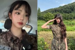 아이돌 1황 ‘럭키비키’ 그녀마저 무너뜨린 극한 훈련 속 군복 스타일