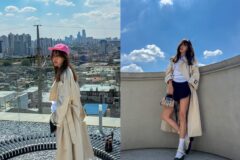 ’40대 워너비 언니’의 가을 교복, ‘트렌치’ 촌스럽지 않게 입는 법