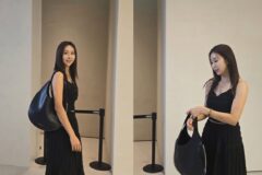 미스 월드퀸 한다감의 우아한 모노톤..올 블랙 패션으로 고급스러운 매력 발산