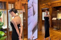 “여신 강림” 하지원, 블랙 드레스로 뽐낸 고혹적 아우라에 팬심 폭발