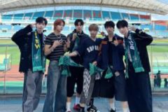 비보이즈, ‘그리너스 뮤직 페스티벌’ 첫 무대 장식…K리그2 안산 홈경기 달궜다