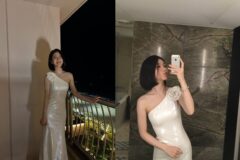 “야경보다 빛나는 ‘인간 조명'”…신예은, 순백 드레스로 완성한 ‘여신 강림’