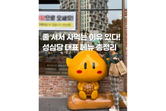 대전 가면 무조건 사야 해! 성심당 인생빵 BEST 5