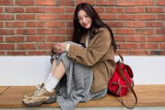 이렇게 입으면 실패 없는 정채연 가을 코디 정석 근황