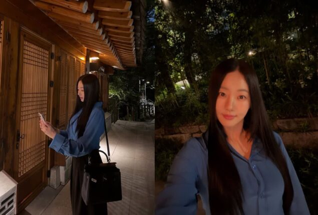 ‘미코 眞’의 클래스는 영원하다…김사랑, 기본 셔츠 하나로 ‘분위기 올킬’