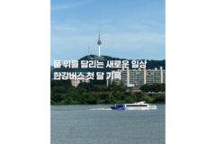 한강버스 지금은 어떨까, 3,000원으로 즐기는 도심 속 바다길