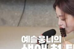대세 MZ간식부터 탕후루 처음 먹어본 한예슬