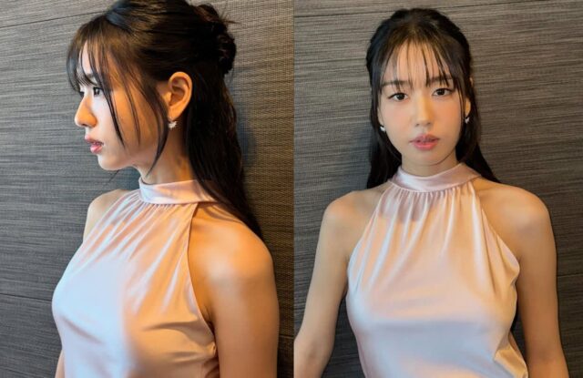 34살 안은진, 김고은도 감탄한 핑크빛 오프숄더 자태