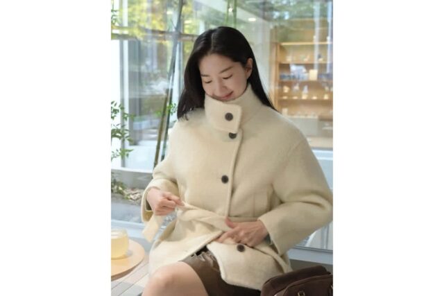 “하얀 코트 하나로 분위기 압살” 류이서, 겨울 여신 등장