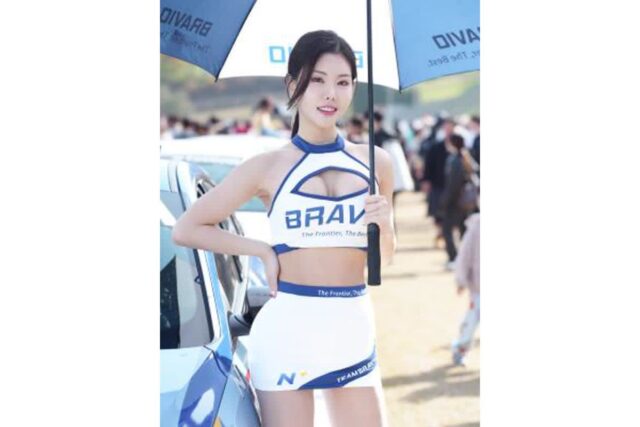 [NF포토] 양유나, 브라비오팀과 함께한 ‘현대 N 페스티벌’ 그리드 워크 현장 속 눈부신 존재감
