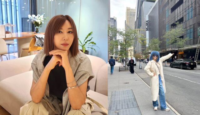 10년 만의 숏컷…56살 김완선, 뉴욕 한복판 밝힌 뱀파이어 미모